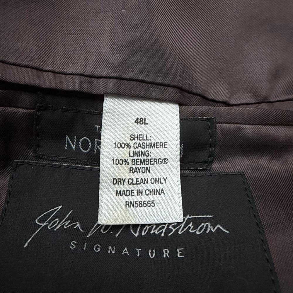 Loro Piana Cashmere Blazer Mens 48 L Brown Windowpane Sport Coat John Nordstrom - Picture 4 of 16